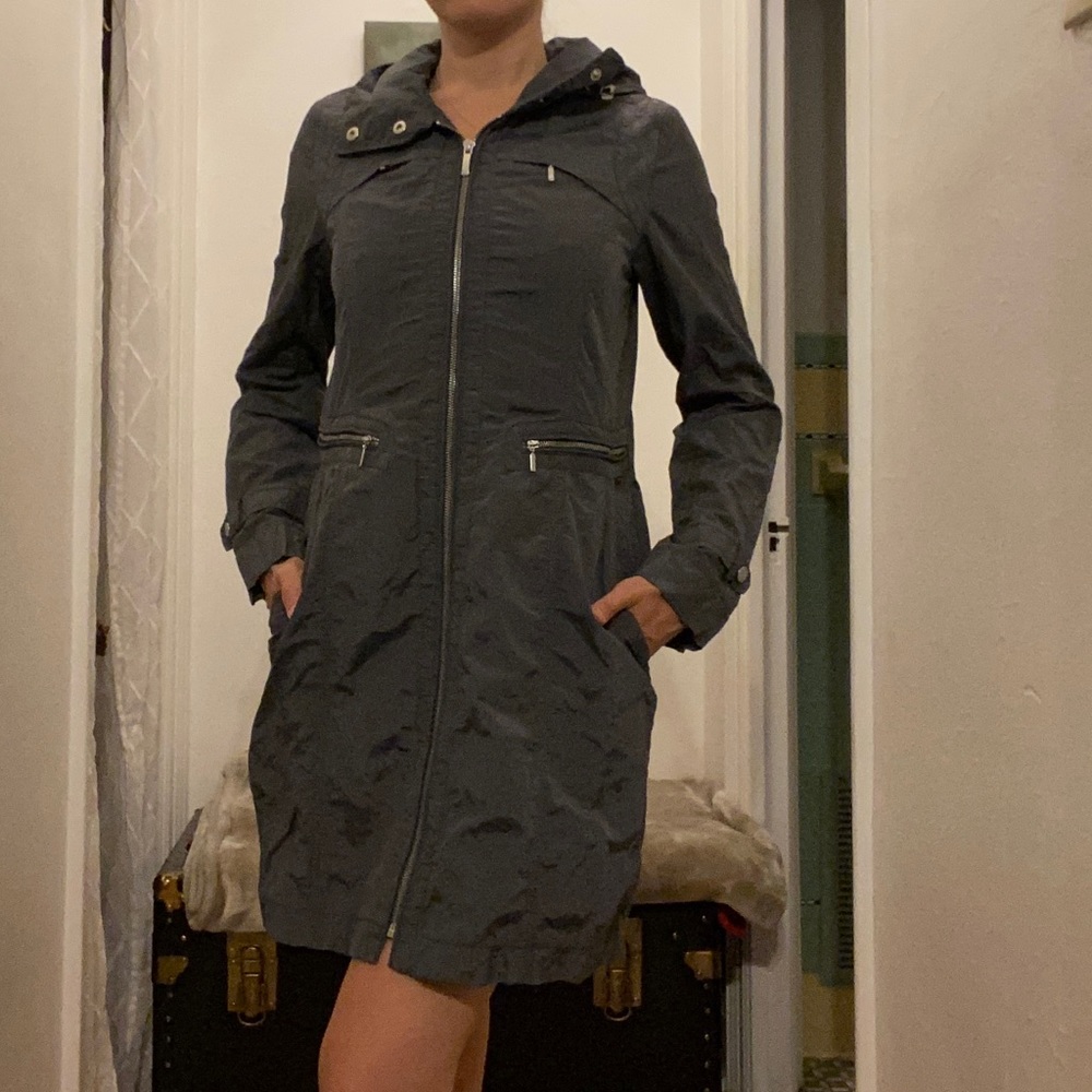 Gray Cole Haan windbreaker